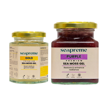 Seapreme Beauty Bundle jars on white background