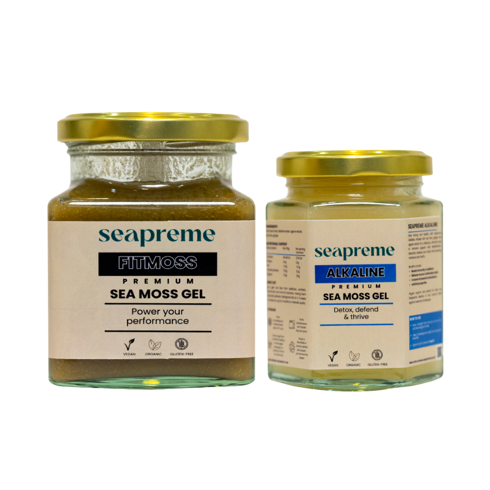 Seapreme performance bundle jars on white background